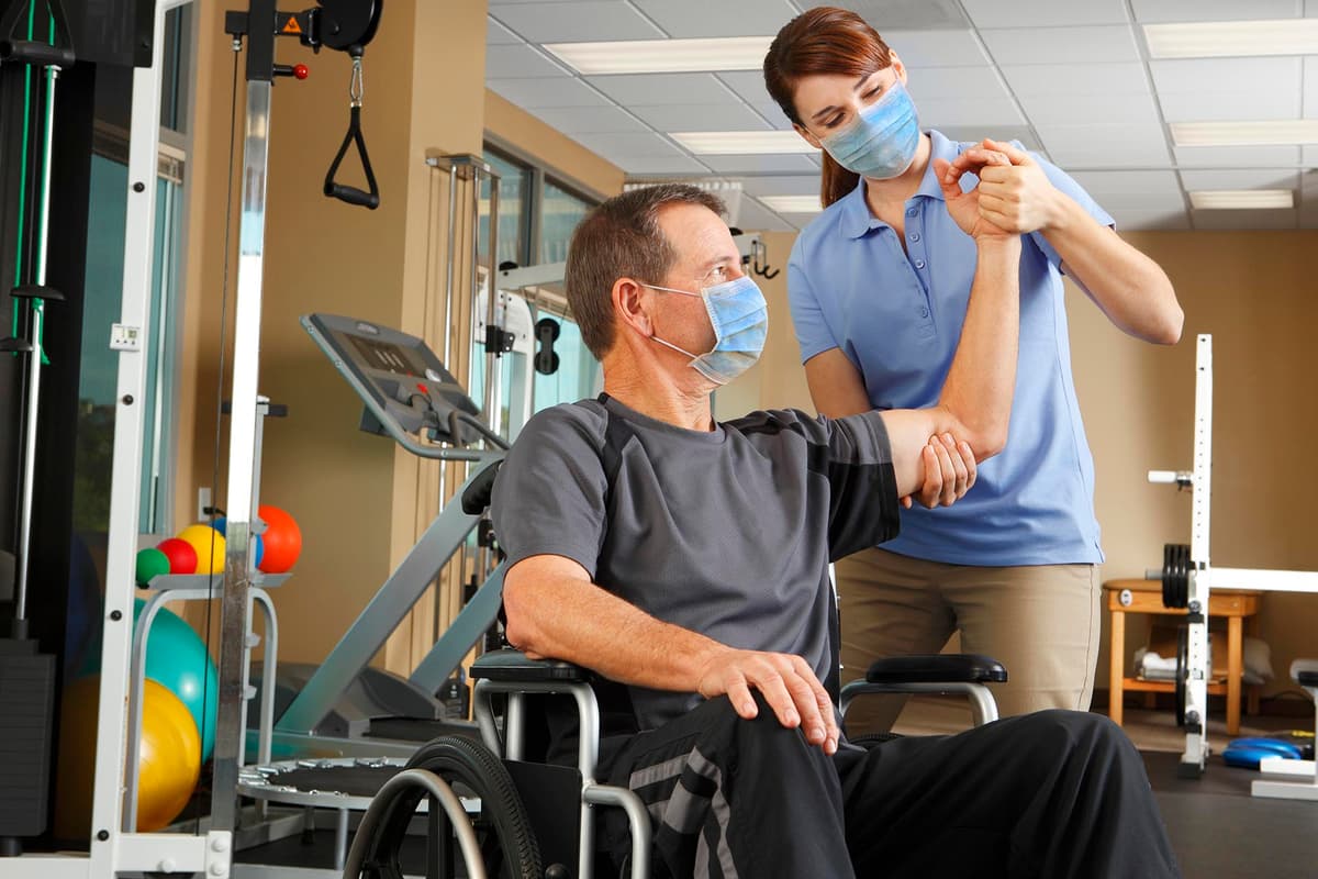 Physiotherapy session